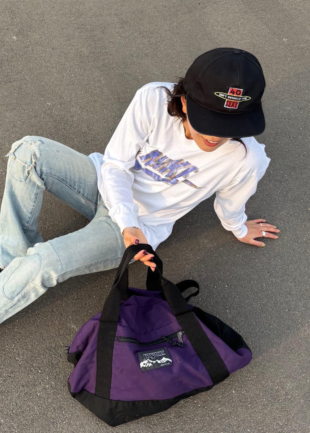 90s 나이키 빅 스우시 롱슬리브 상품이미지2