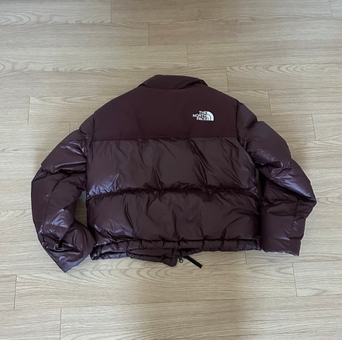 노스페이스 눕시 숏패딩 코코아 브라운 상품이미지4