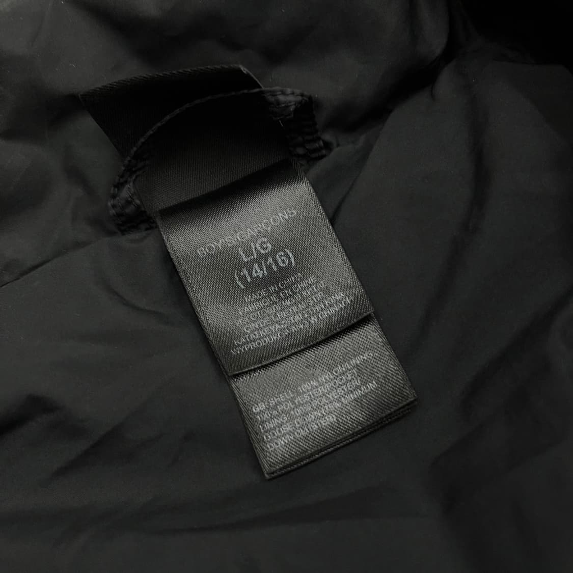 노스페이스 550 로고 블랙 패딩 L 상품이미지9