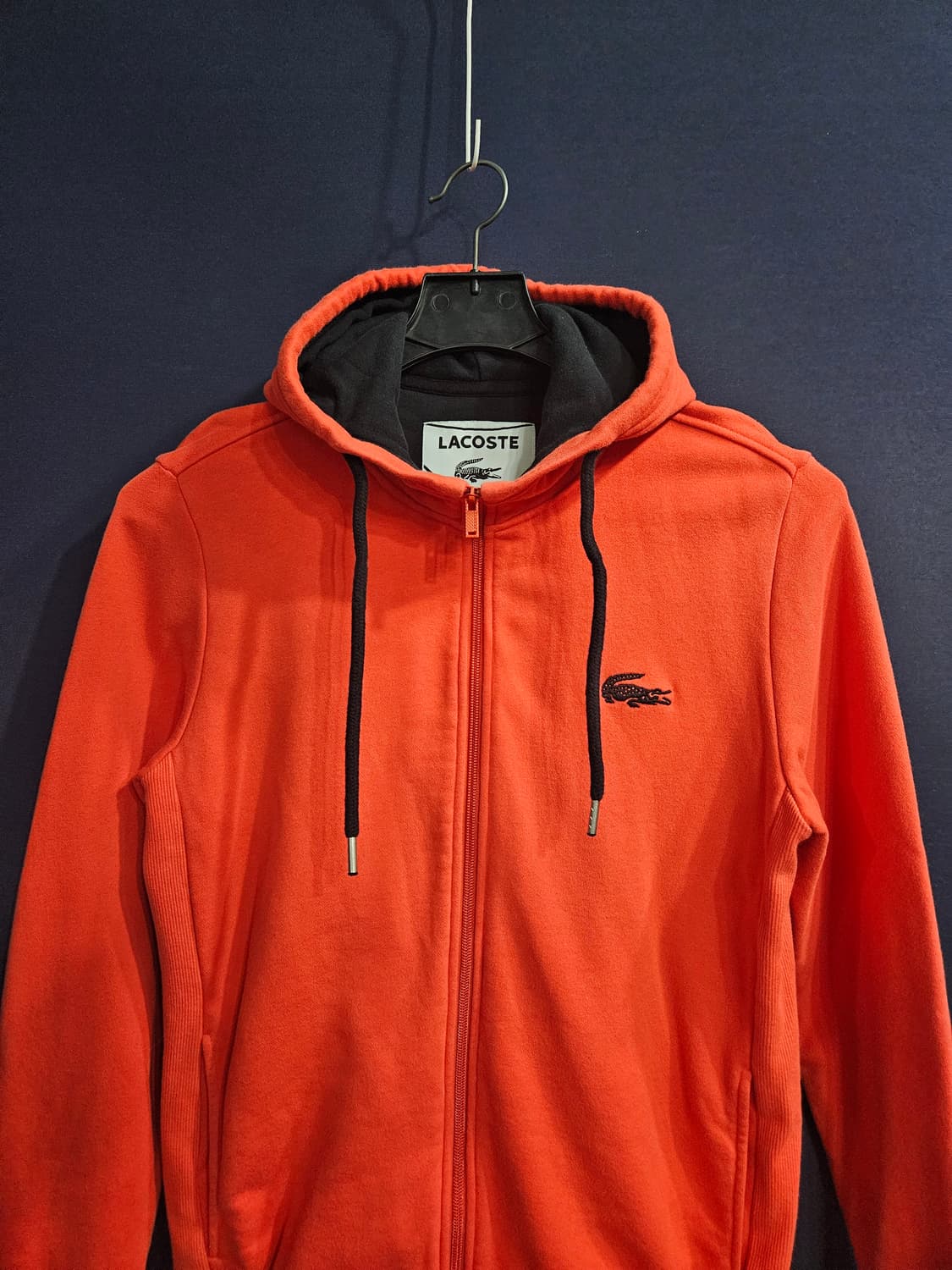 라코스테 오렌지컬러 남성 슬림핏 95 후드집업  상품이미지7