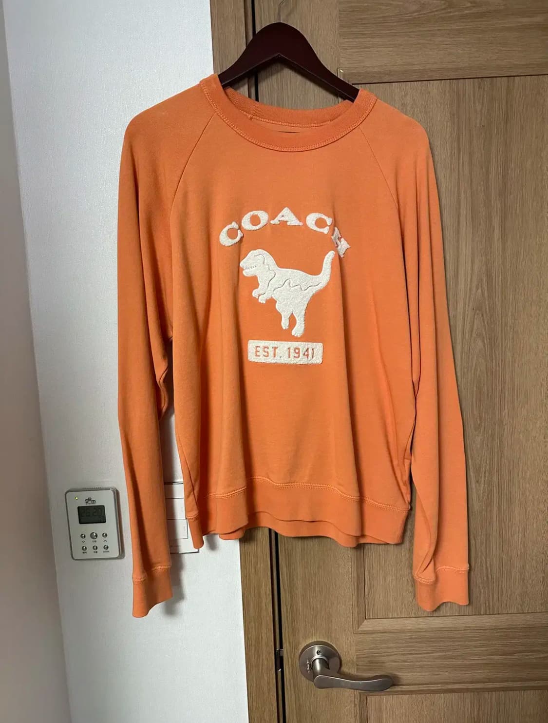 코치 남성 공룡맨투맨 L사이즈 국내매장판 상품이미지2