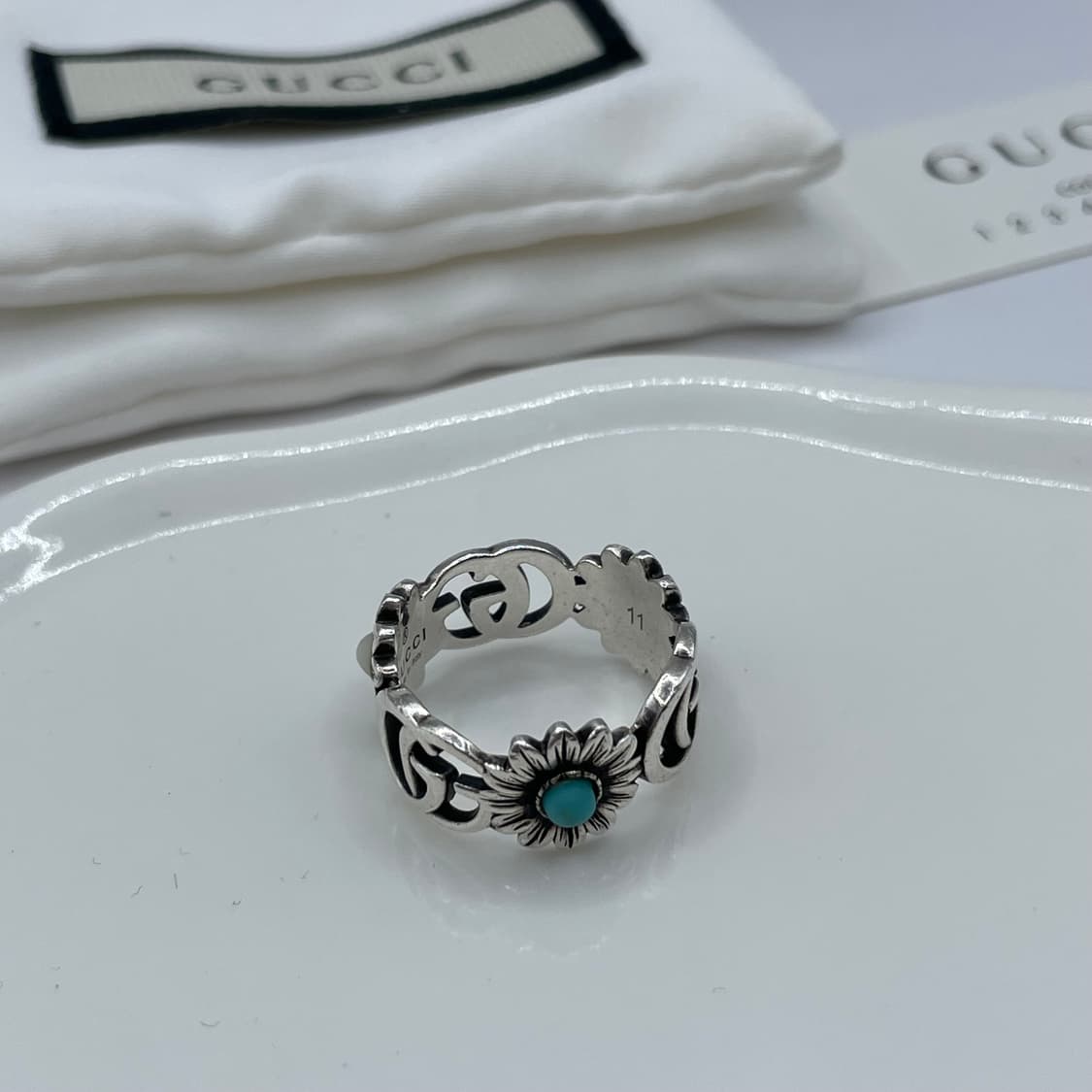 구찌 반지 11호 GG 마몽 자개 링 상품이미지2