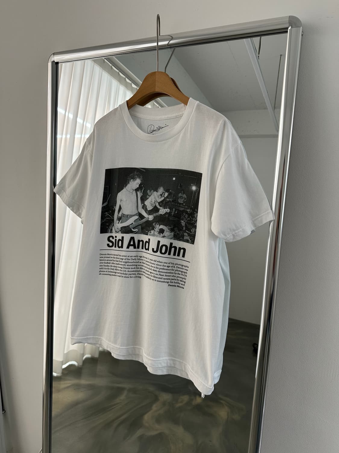 BeAMS x Dennis Morris 빔즈 데니스모리스 섹스피스톨즈 T 상품이미지1