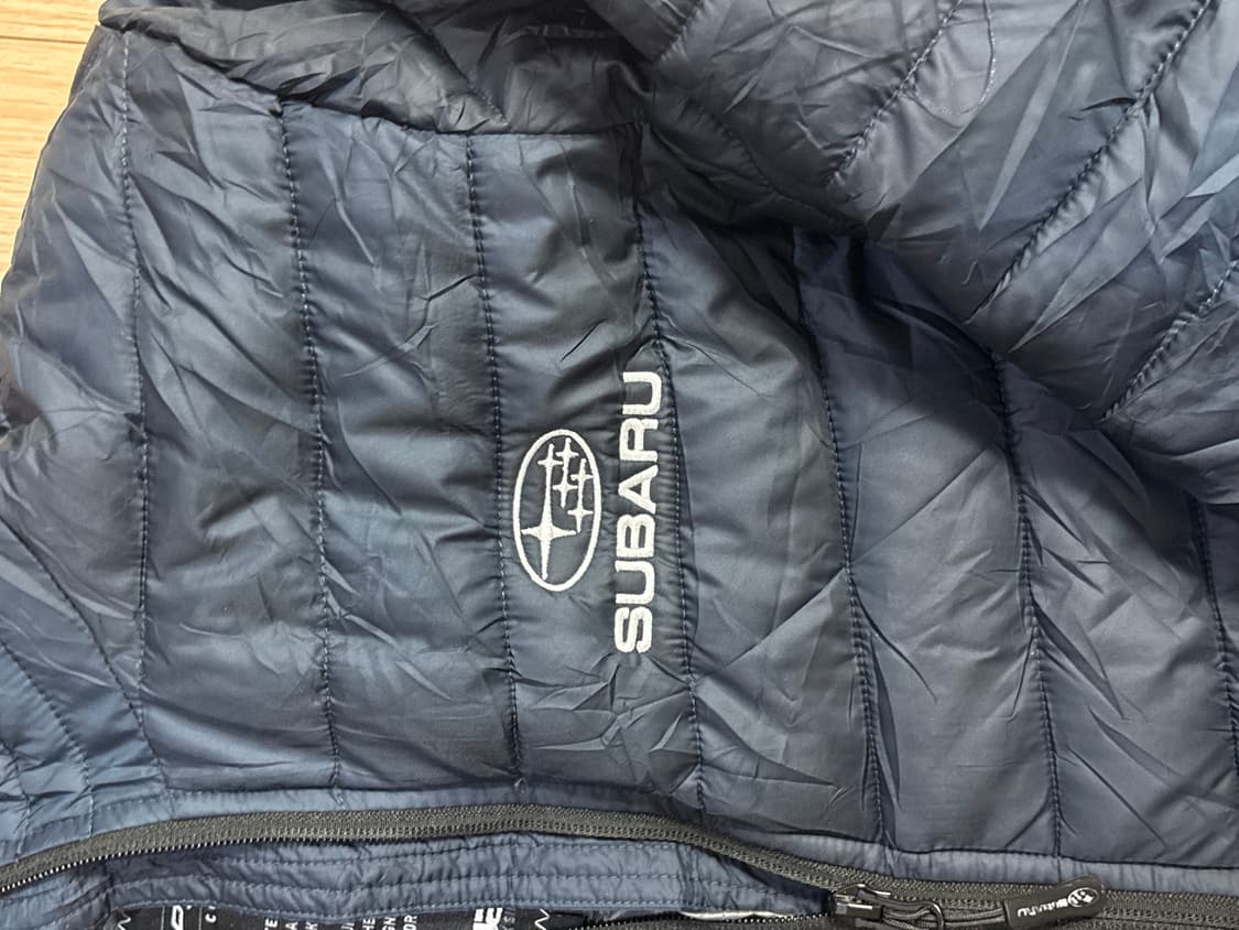 [SUBARU] 스바루 로고 경량 퀼팅 패딩 자켓 (L) 상품이미지2