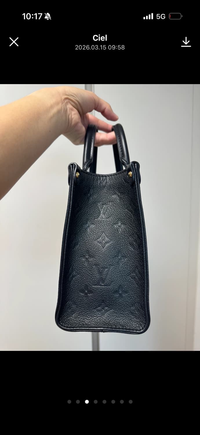 루이비통 앙프렝뜨 PM블랙 가방 상품이미지2