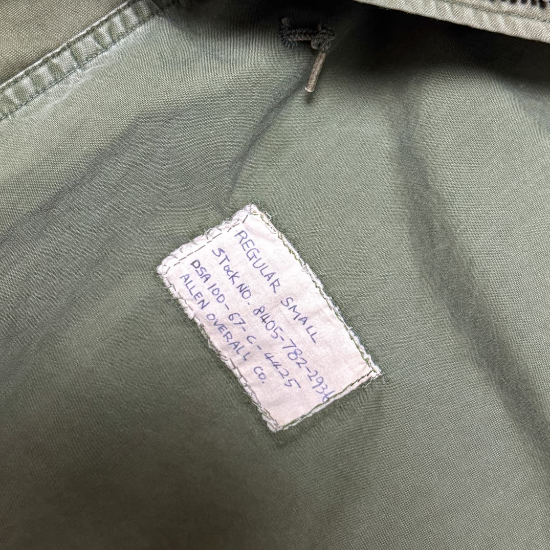 미군 m65 2세대 필드자켓 small regular 상품이미지3