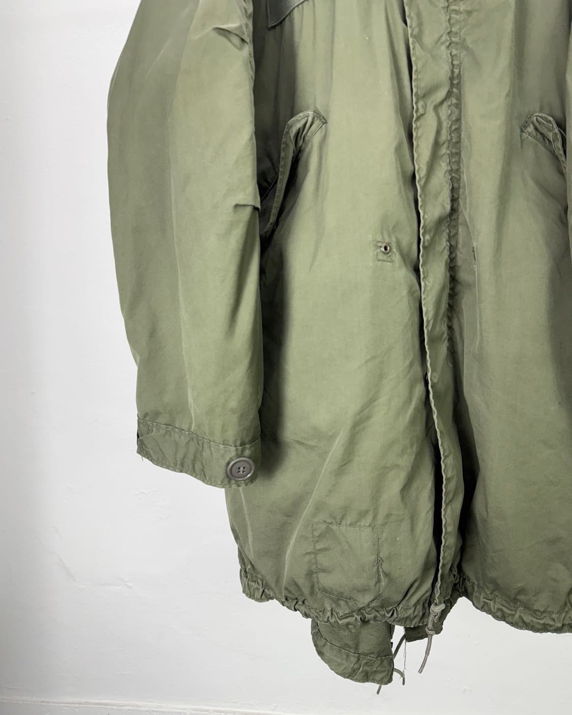 U.S.ARMY 아미 그린 m-65 70s 피쉬테일 자켓 상품이미지5