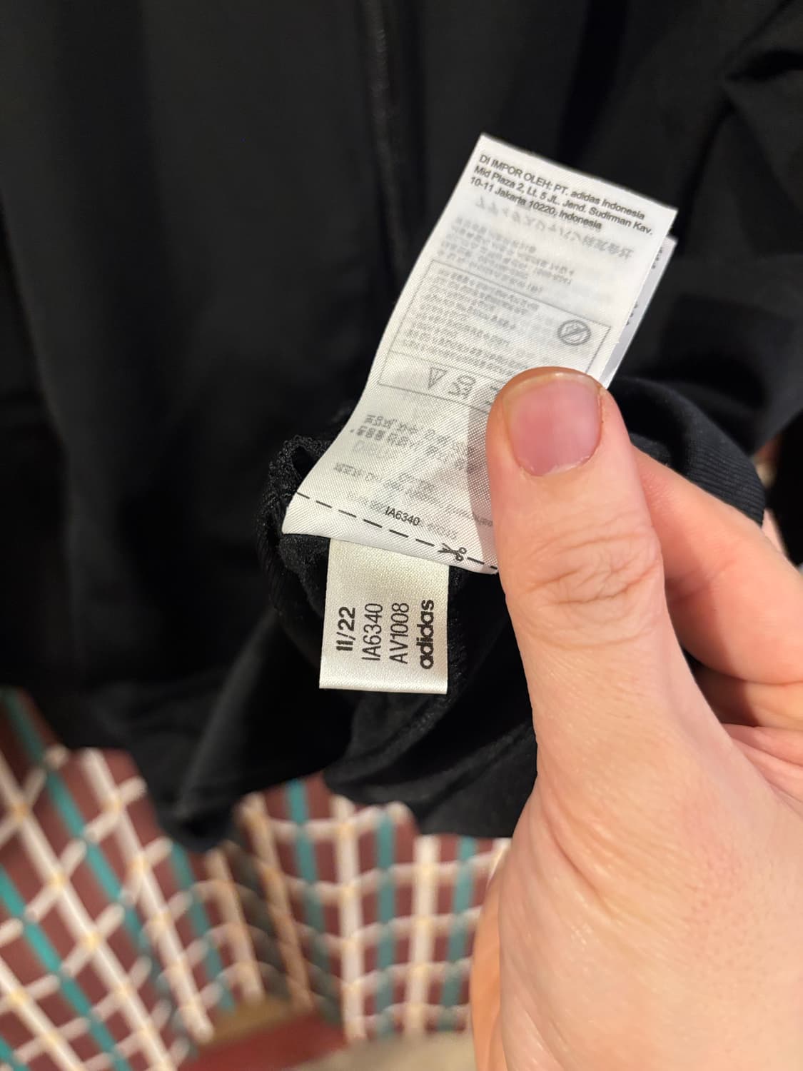 아디다스 삼선 블랙 트랙탑 져지 상품이미지6