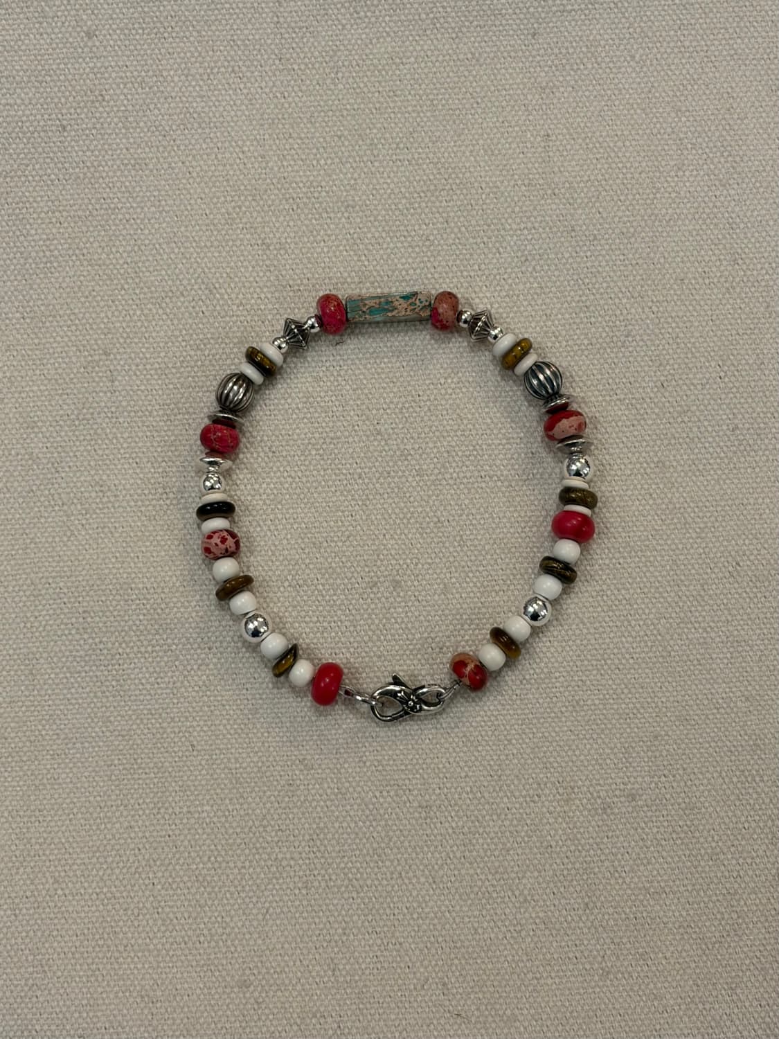 토곰아비 시그니처 믹스 스톤 실버925 팔찌 상품이미지1