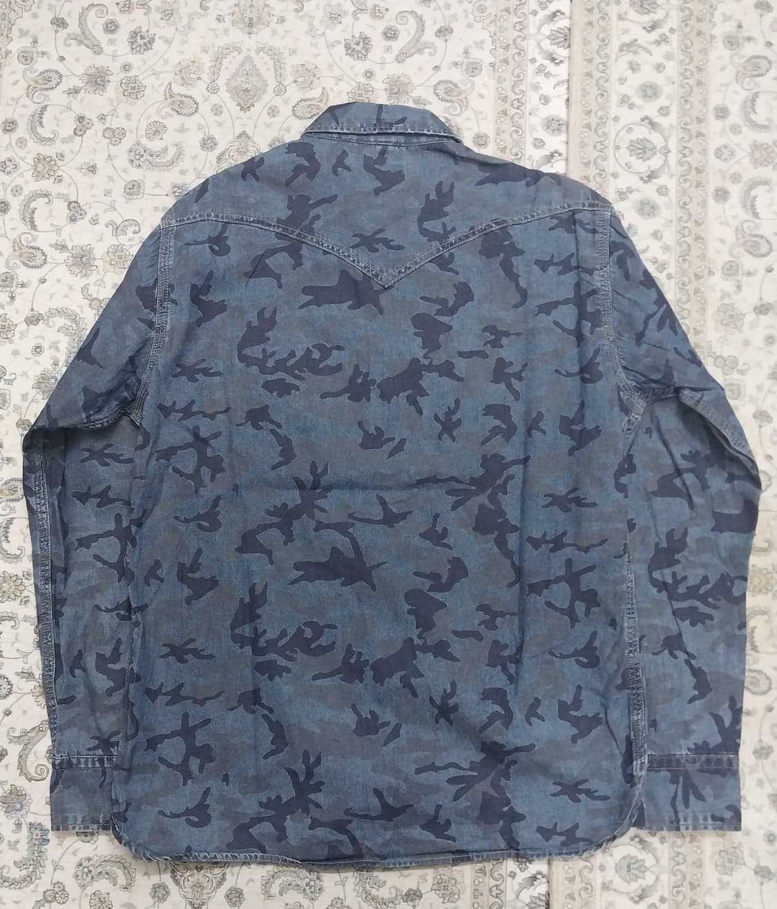 백넘버 데님 카모플라쥬 셔츠 M 상품이미지2