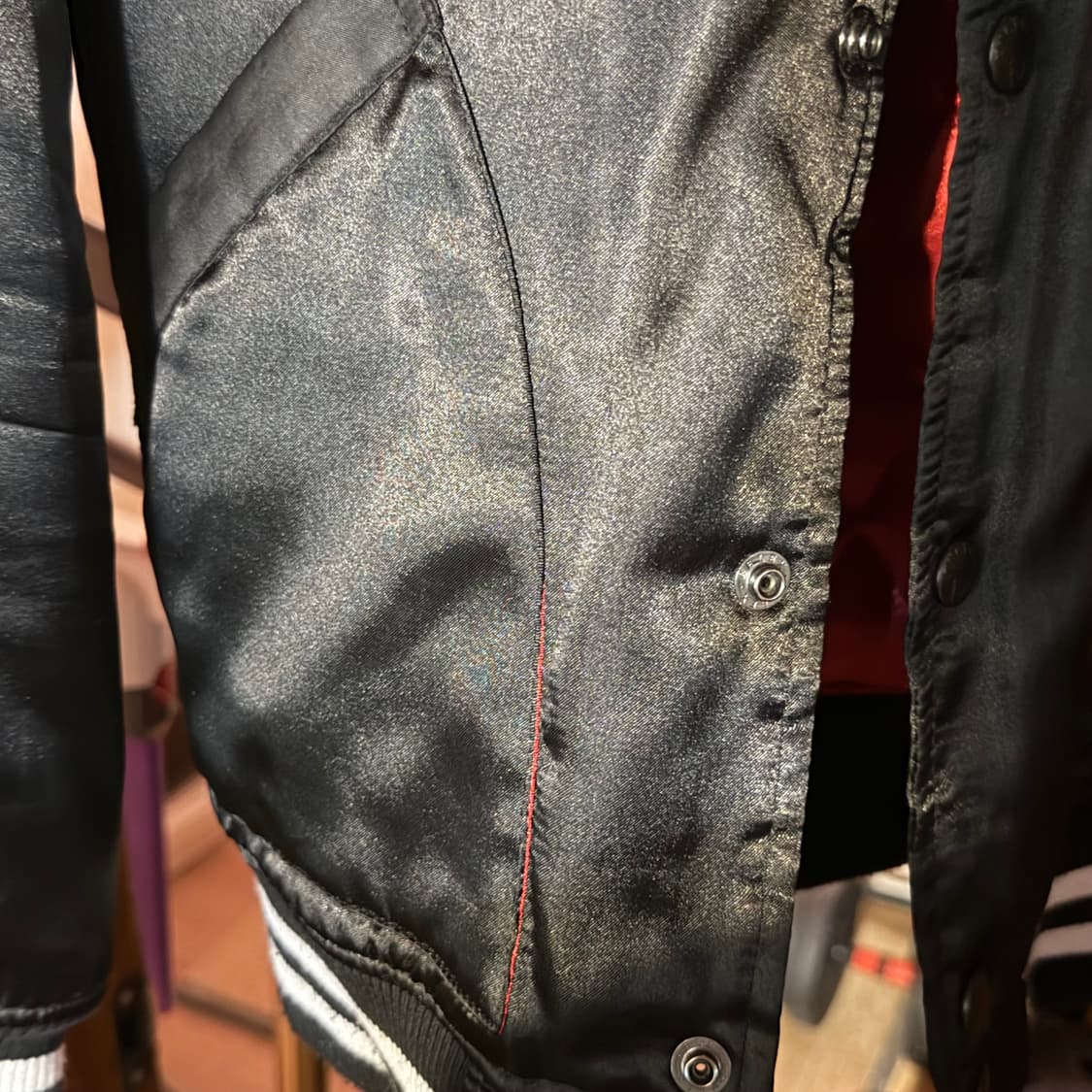 fuct ssdd 새틴 바시티자켓m 상품이미지7