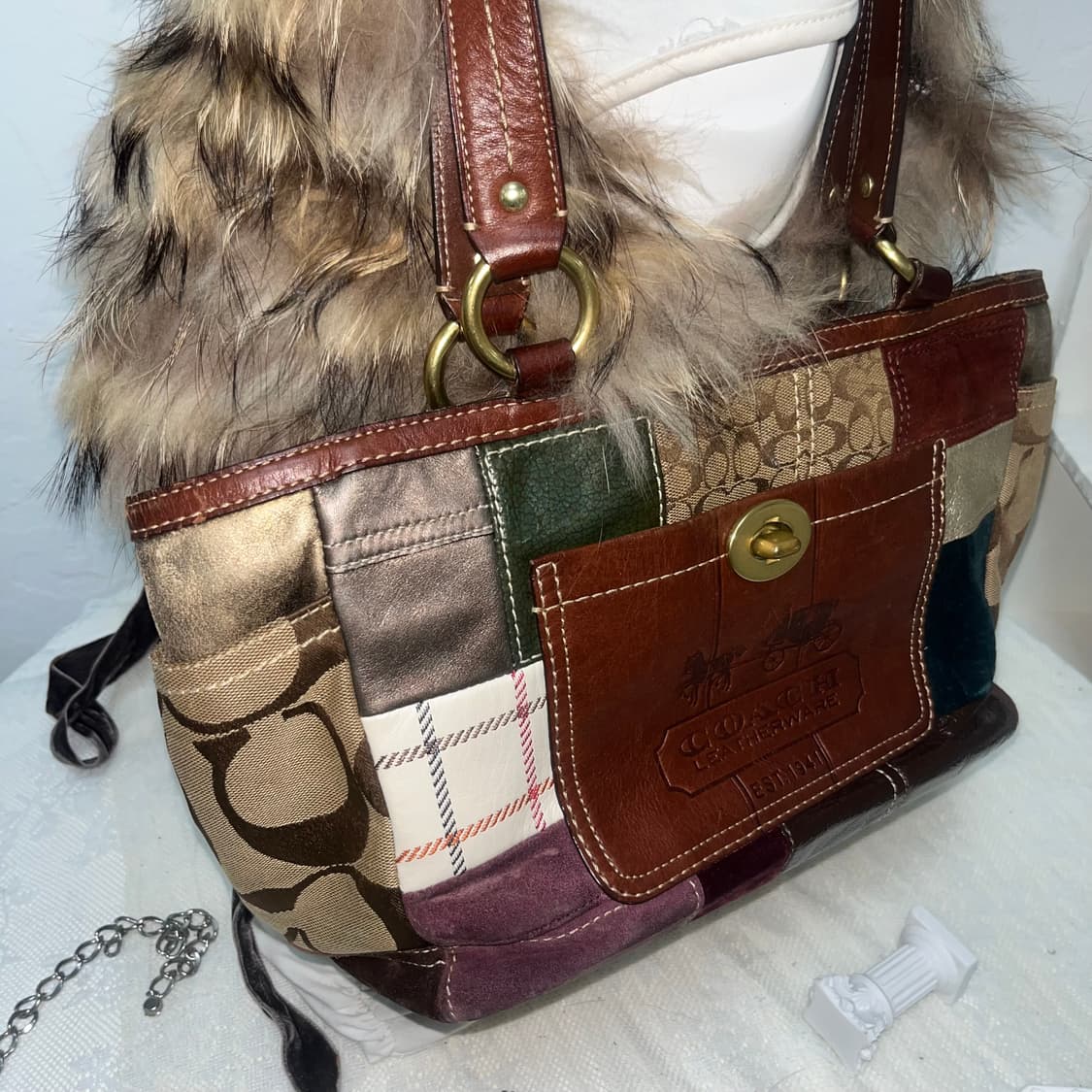 Coach 패치 워크 숄더백 (희귀매물) 상품이미지2