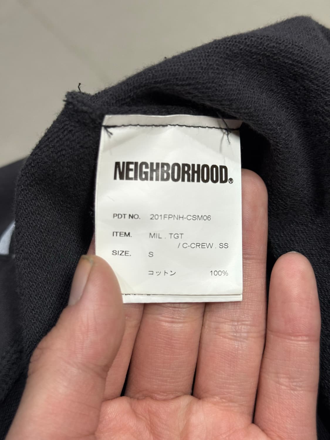 네이버후드 양면 프린팅 표적 사이드 절개 헤비웨잇 반팔 티셔츠 상품이미지7