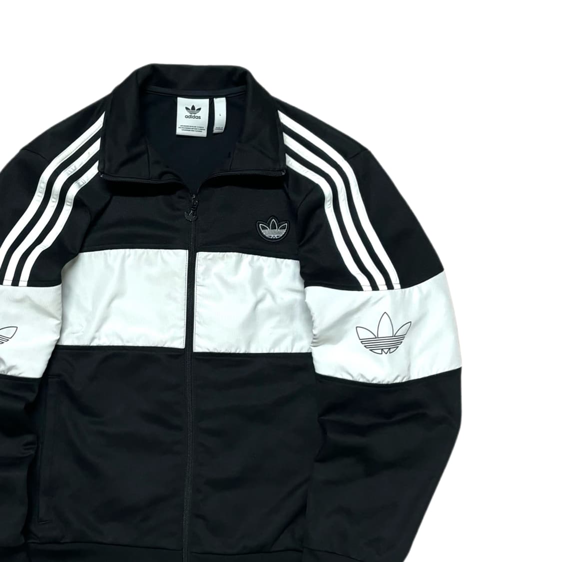 아디다스 NCT 해찬 반드릭스 검흰 블랙 져지 트랙탑 상품이미지2