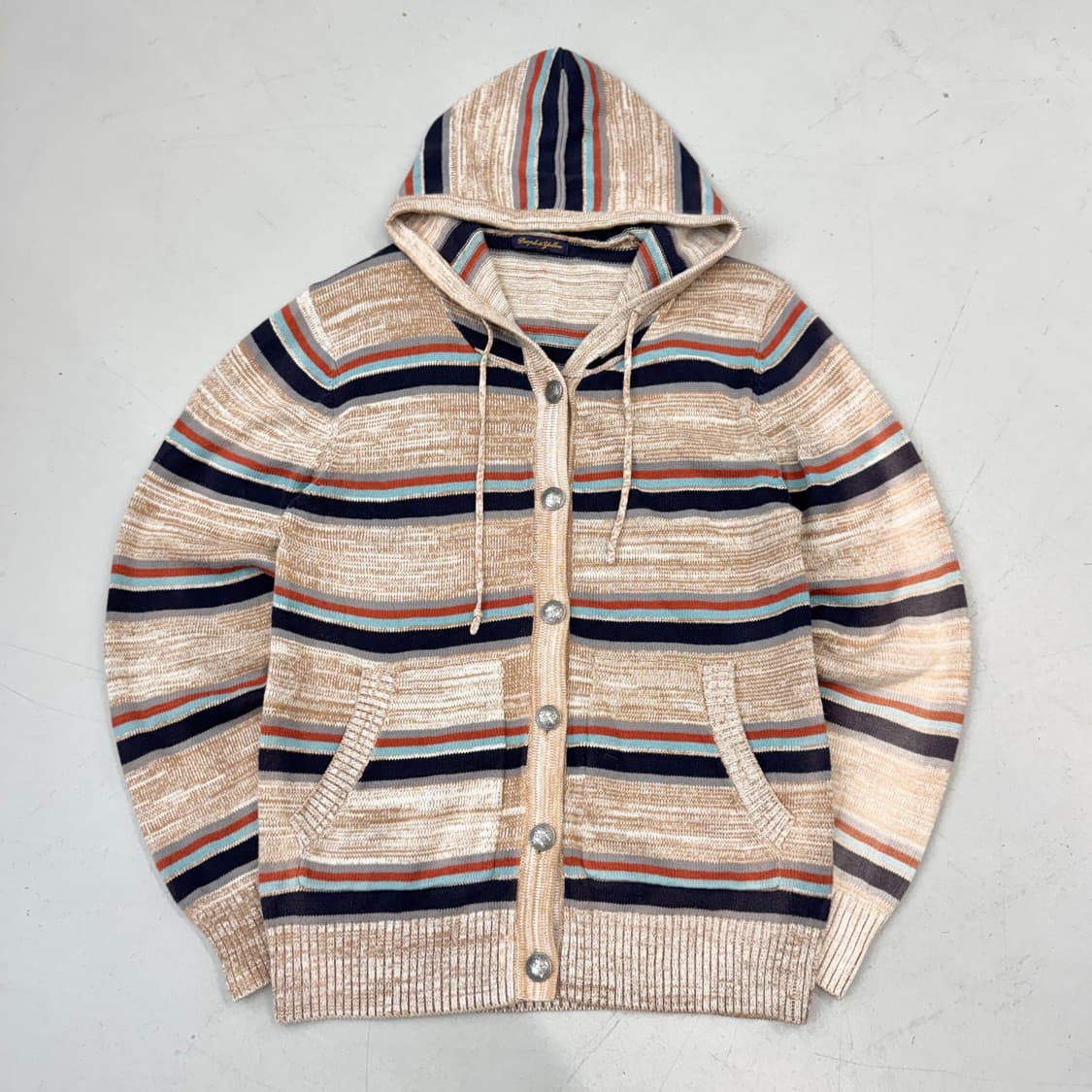 JPN 제팬 에스닉 후드 니트 가디건 상품이미지2