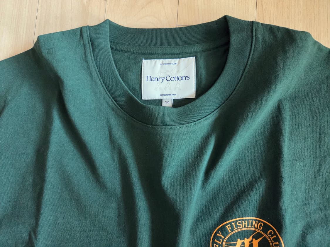 헨리코튼 FFC 반팔티셔츠 105 그린 새상품 상품이미지2