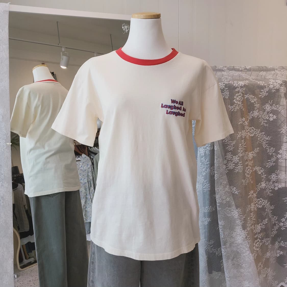 Double focus 링거 반팔티셔츠 상품이미지8