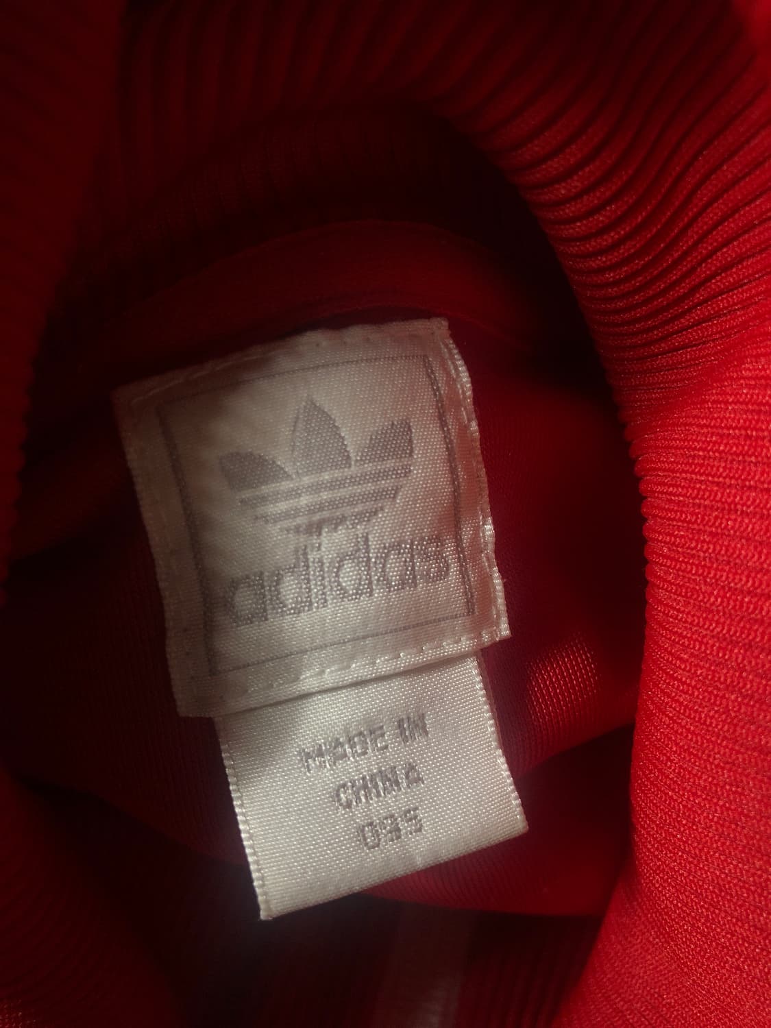 아디다스 레드 페루 빅로고 져지 트랙탑 95 상품이미지5