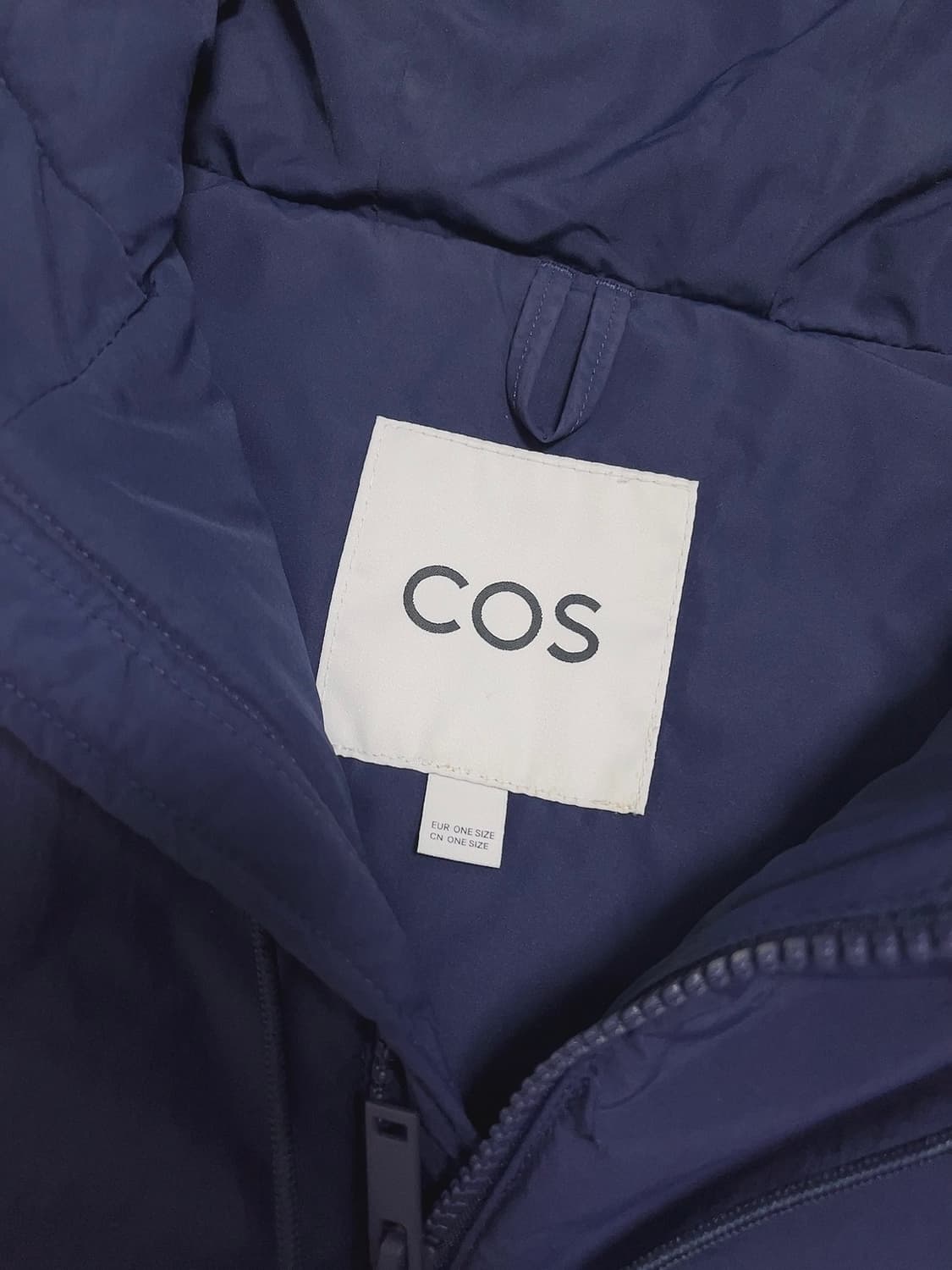 코스 COS 네이비 패디드 패딩 질레 베스트  상품이미지5