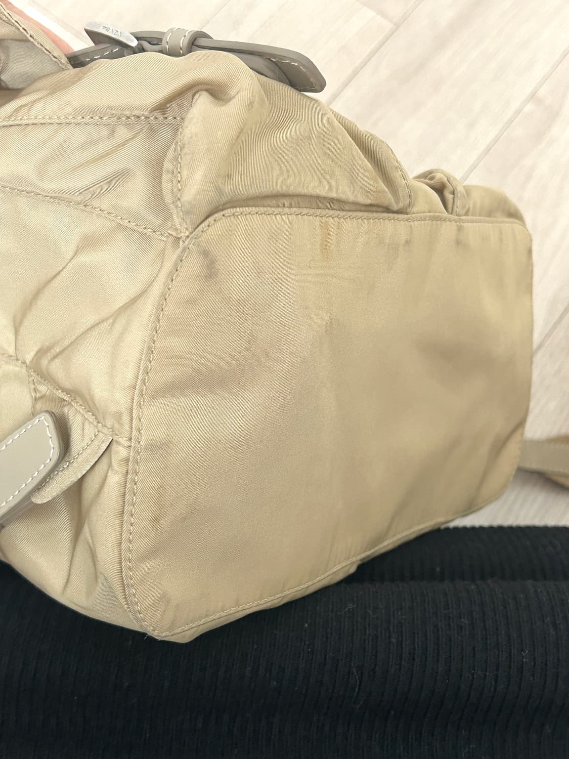 (정품)프라다 백팩 포코노 베이지 스몰 상품이미지9