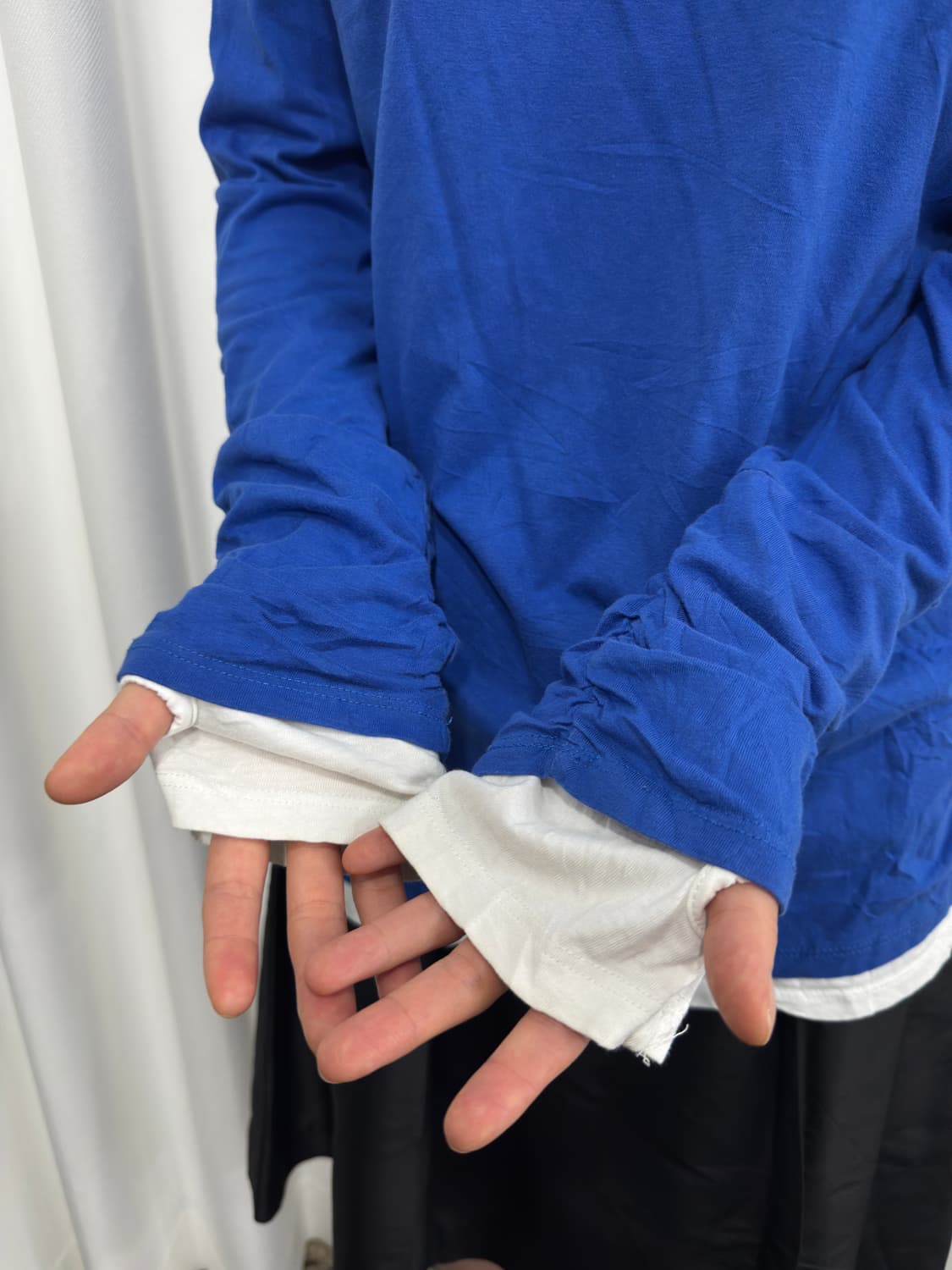 laru layered shirrong longsleeve 상품이미지4
