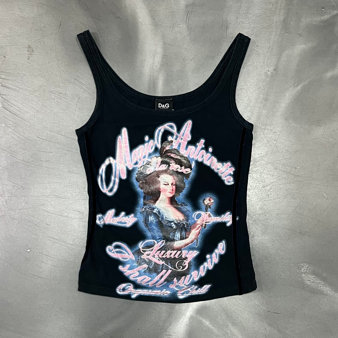  돌체앤가바나 프린팅 슬리브리스 탑 +명품감정서 y16254 상품이미지1