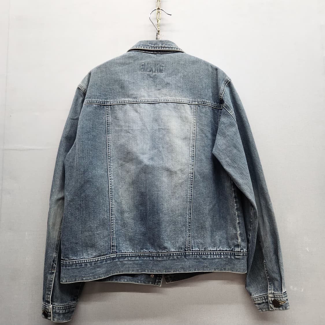 빈폴 로고 웨스턴 워싱 데님 청자켓 100(M) 상품이미지5