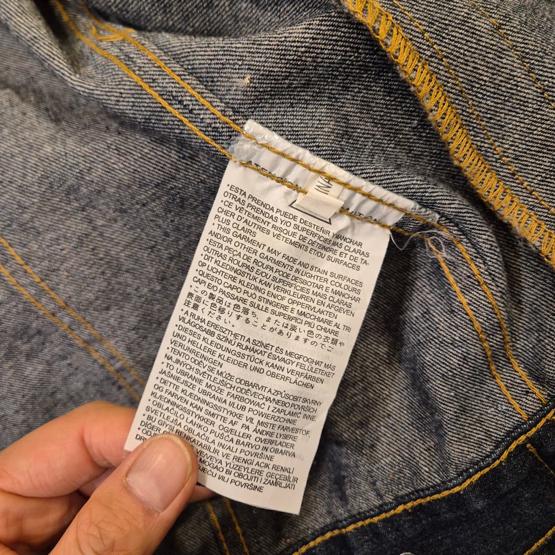 M 생지 데님자켓 상품이미지4