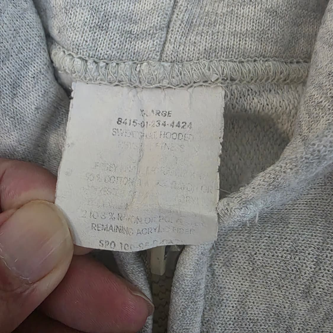 [XL] 빈티지 OG US ARMY 후드집업 칸예 상품이미지8