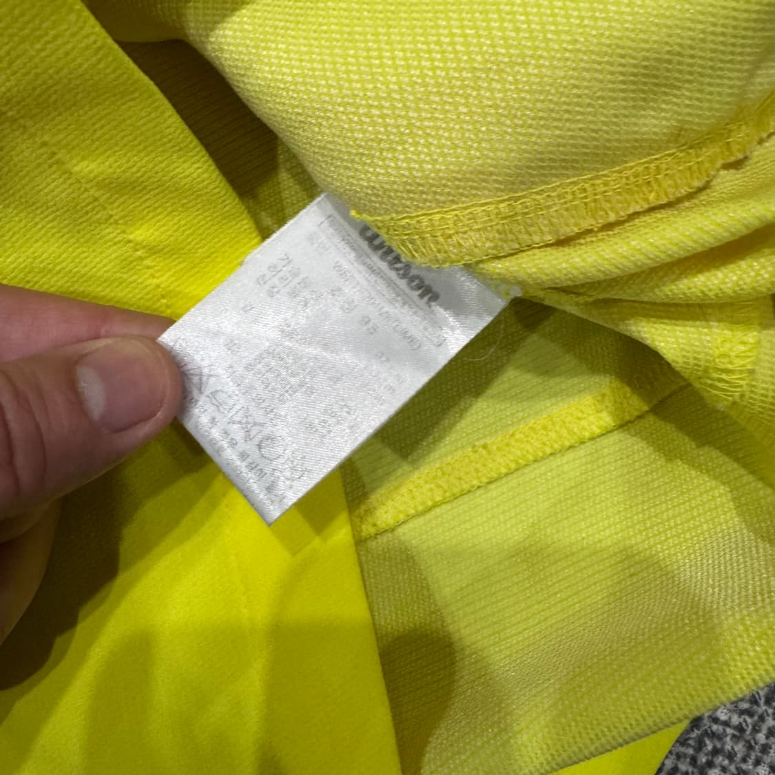 윌슨 로고 형광색 기능성 바막 상품이미지5