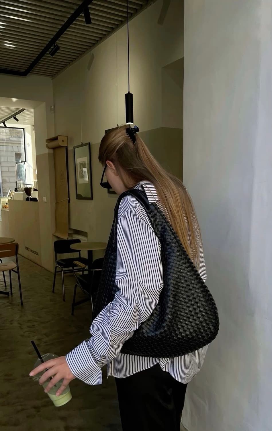 보테가베네타 인트레치아토 호보백 맥시 판매합니다. 상품이미지10