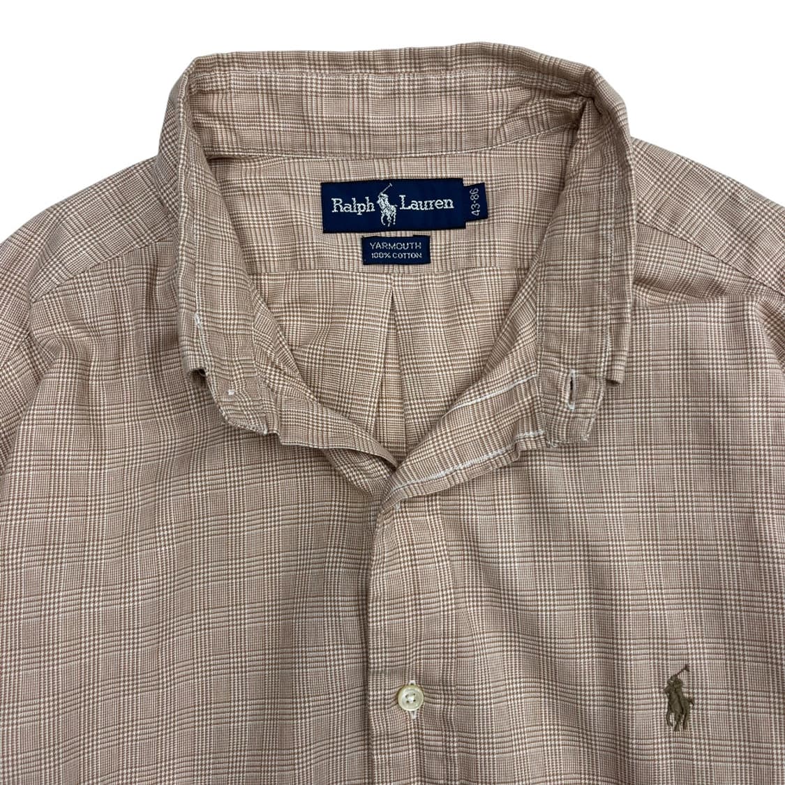 폴로 랄프로렌 브라운포니 베이지체크 셔츠 43 상품이미지5