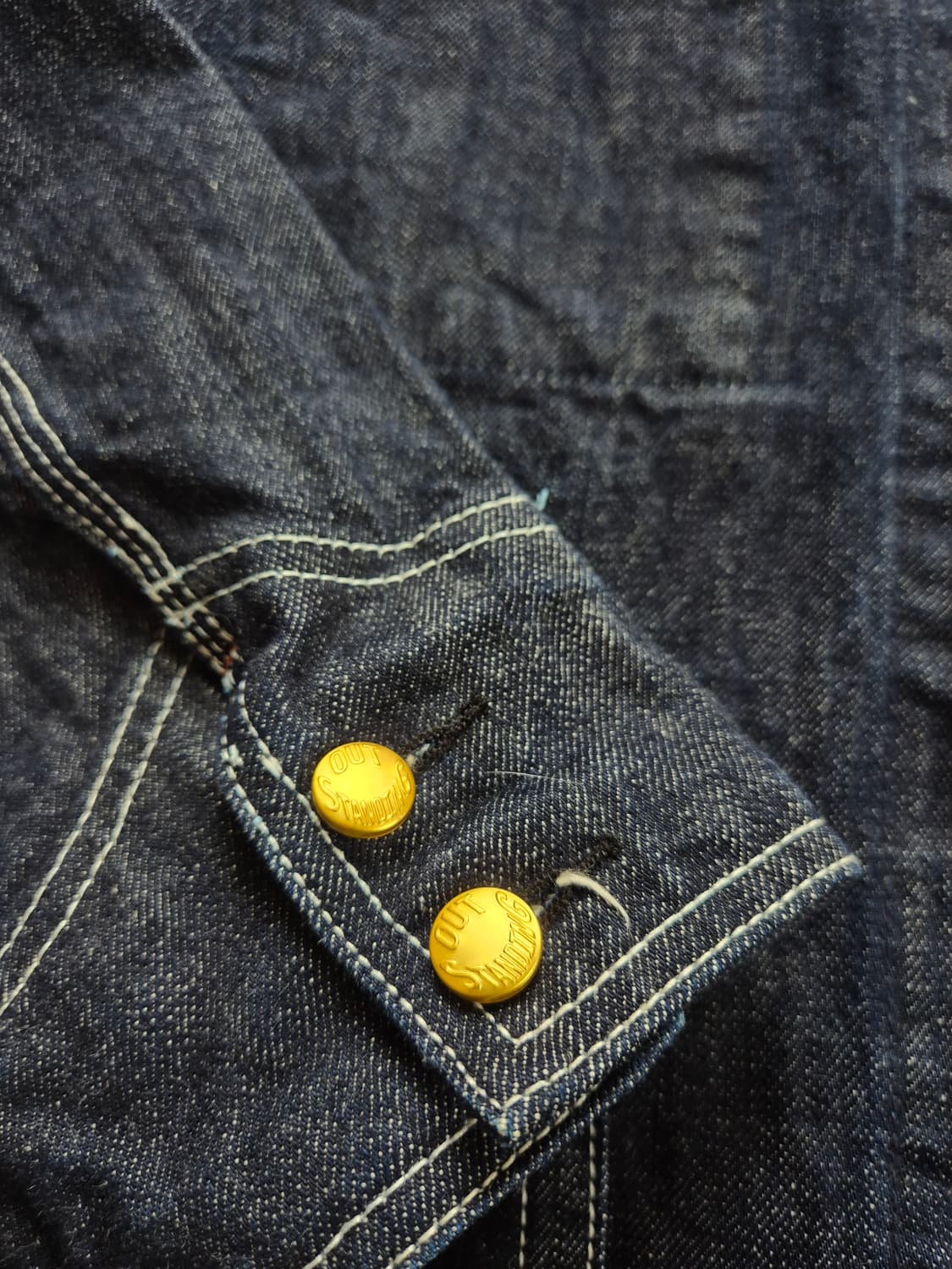 아웃스탠딩 데님 커버올 자켓 상품이미지4