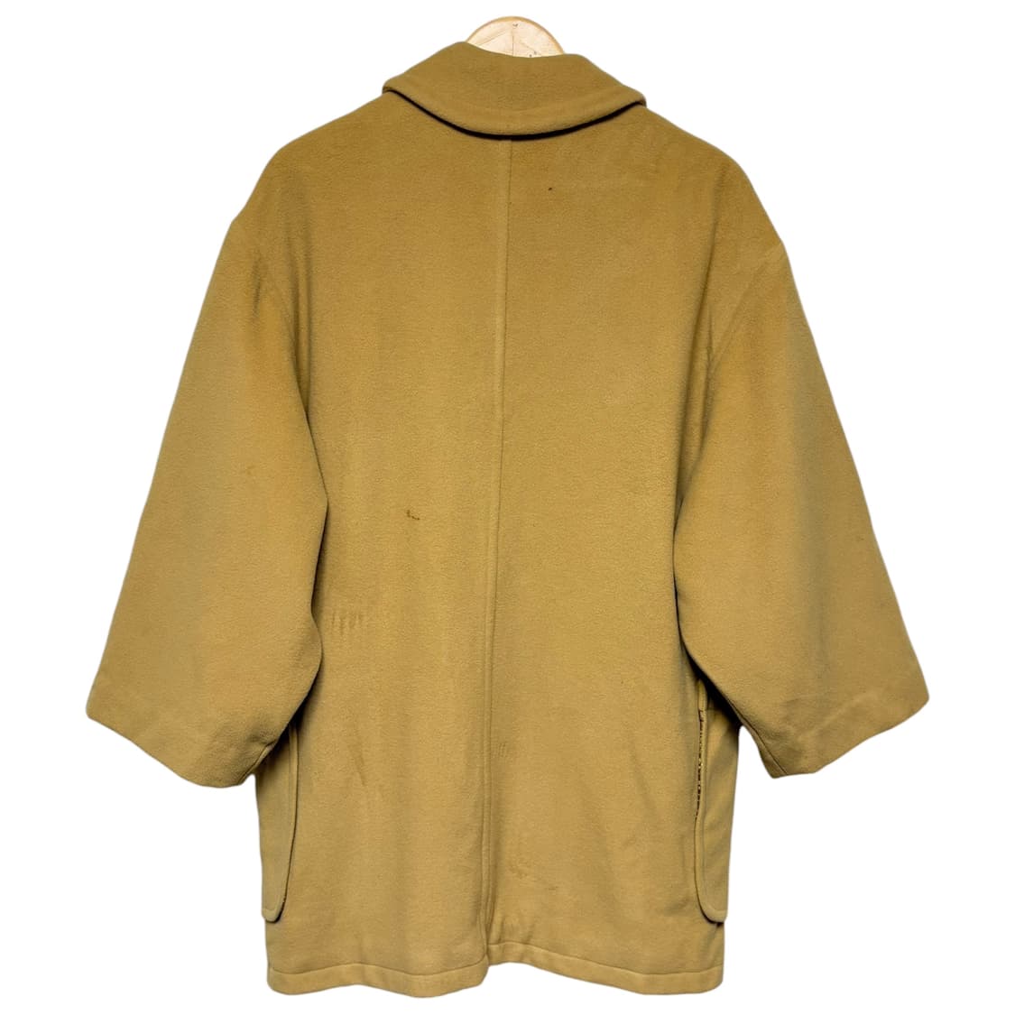 3744 버버리 머스타드 울 캐시미어 루즈핏 코트 상품이미지2