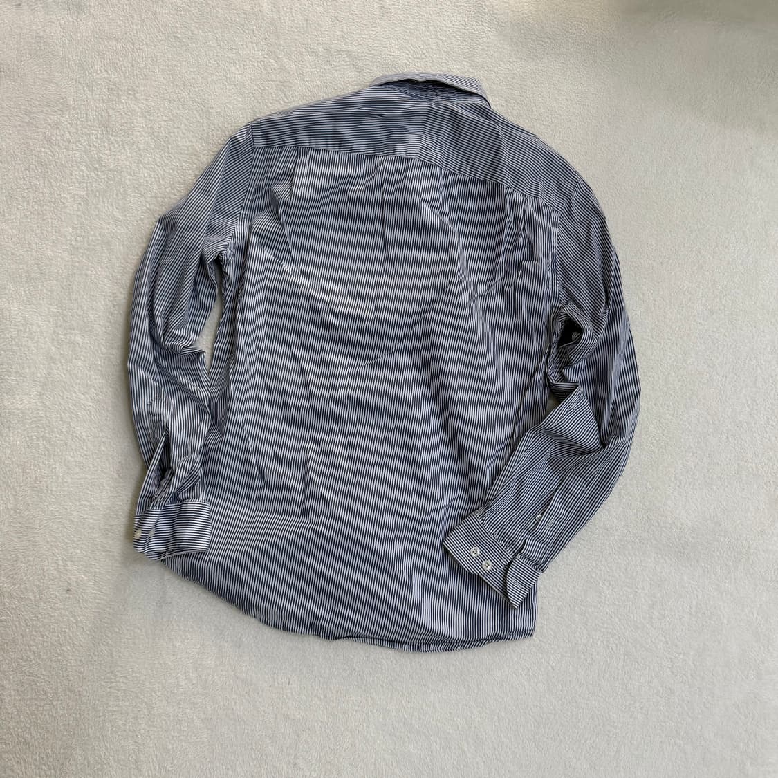 38 라코스테 슬림핏 스트라이프 셔츠 0403T 상품이미지2