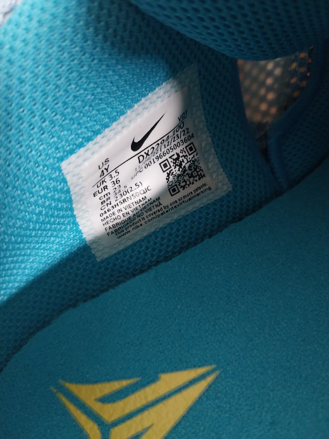 여성 나이키 Ja 1 워터 배틀 주니어 코발트 브리스 운동화(230) 상품이미지9