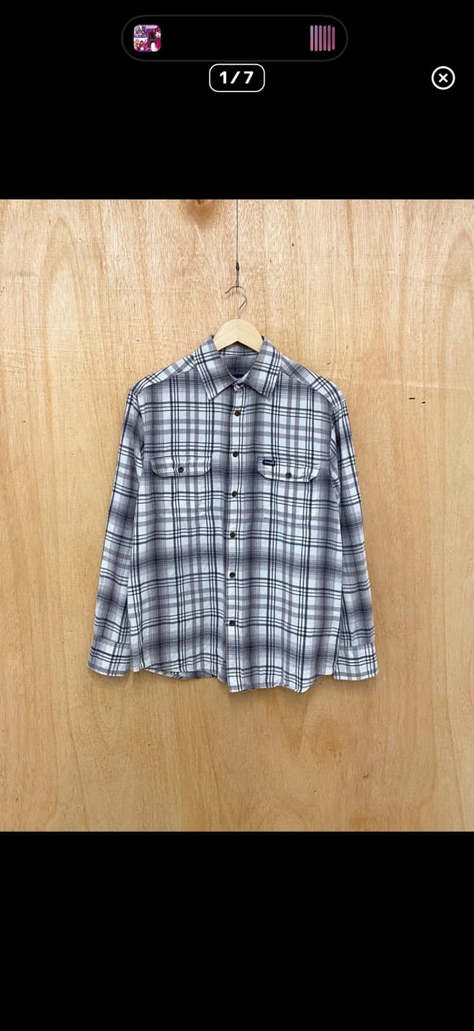 WRANGLER ombre check shirts 랭글러 옴브레 체크셔츠 상품이미지2