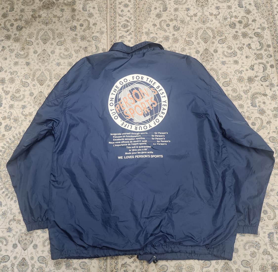 PERSON'S SPORTS 네이비색 코치 자켓 L 상품이미지2