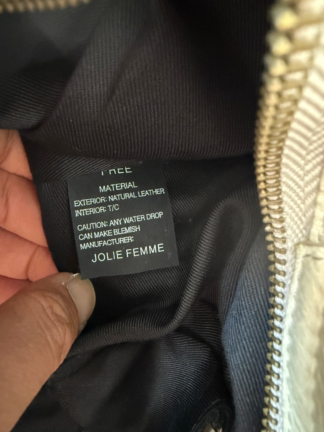 JOLIE FEMME 레더 토트 숄더백 상품이미지9