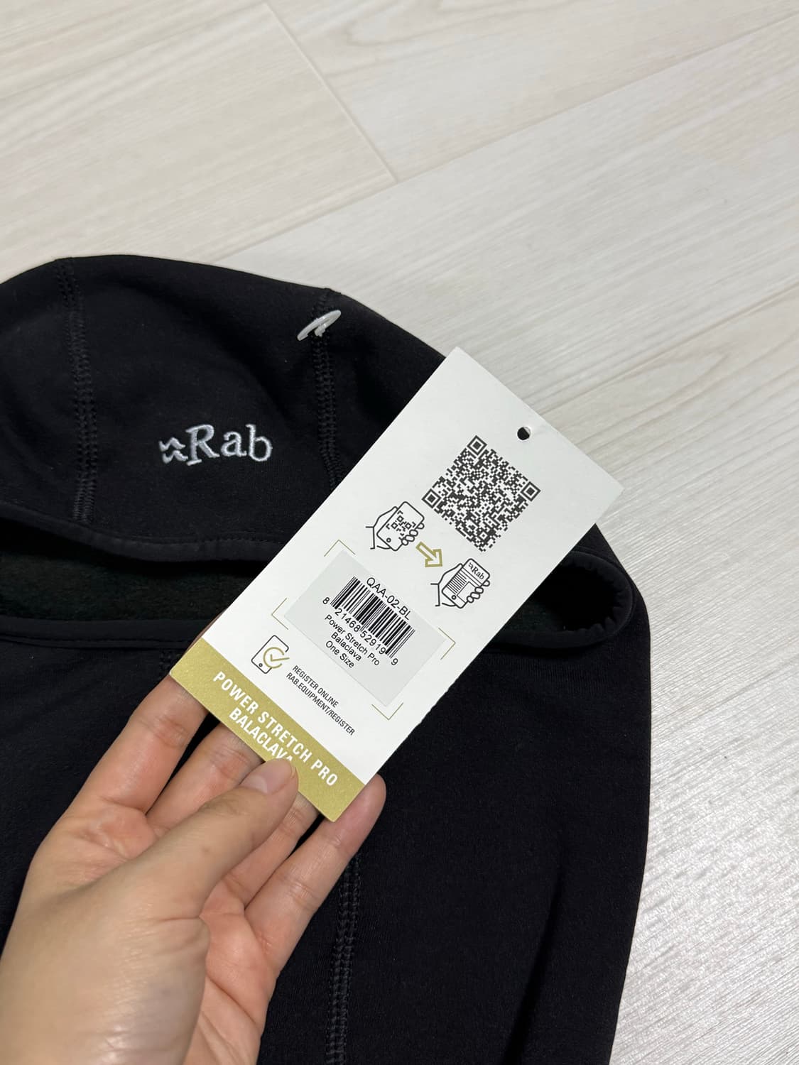 Rab 파워 스트레치 프로 바라클라바 블랙 상품이미지2