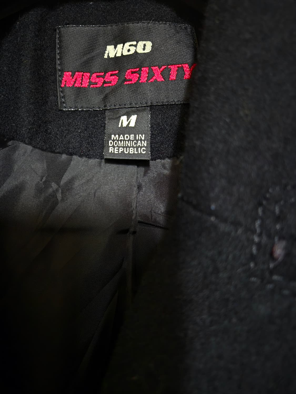 미스식스티 블랙 벨트 코트 M 상품이미지5