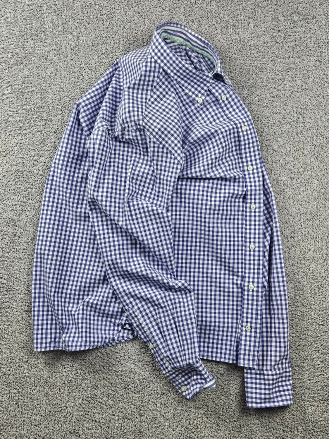 타미힐피거 깅엄 체크 패턴 셔츠 ( M ) / 11087 상품이미지4