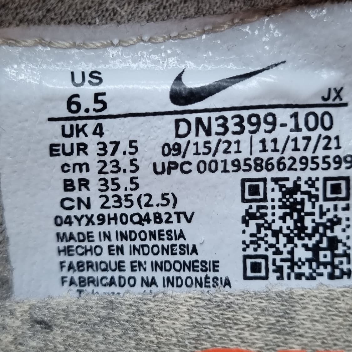 나이키 우먼스 데이브레이크 오렌지운동화 235 상품이미지6