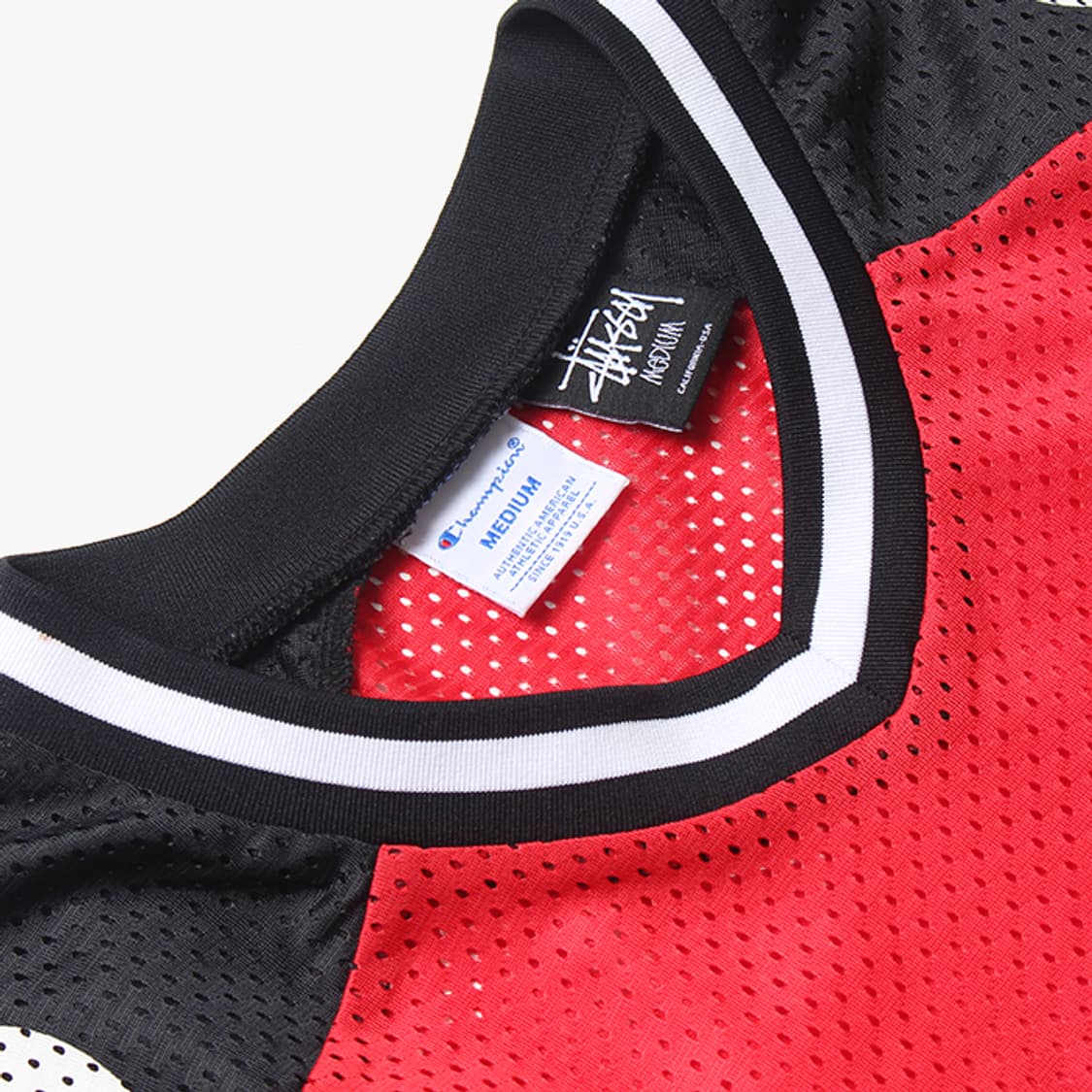  STUSSY X CHAMPION "Red Jersey" 상품이미지7