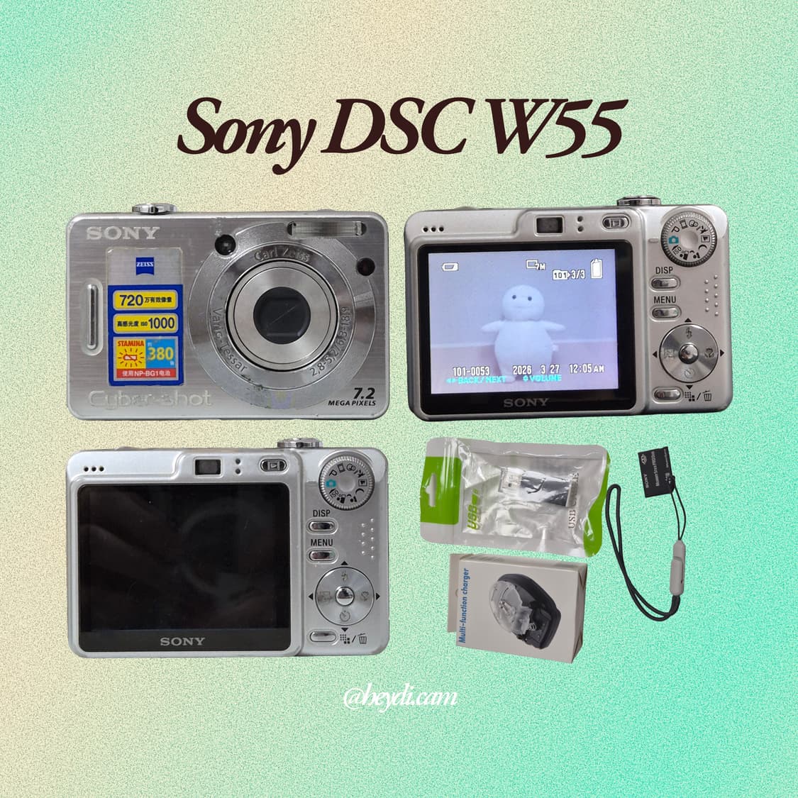 Sony Cybershot DSC-W55 (소니 사이버샷 W55) 상품이미지2