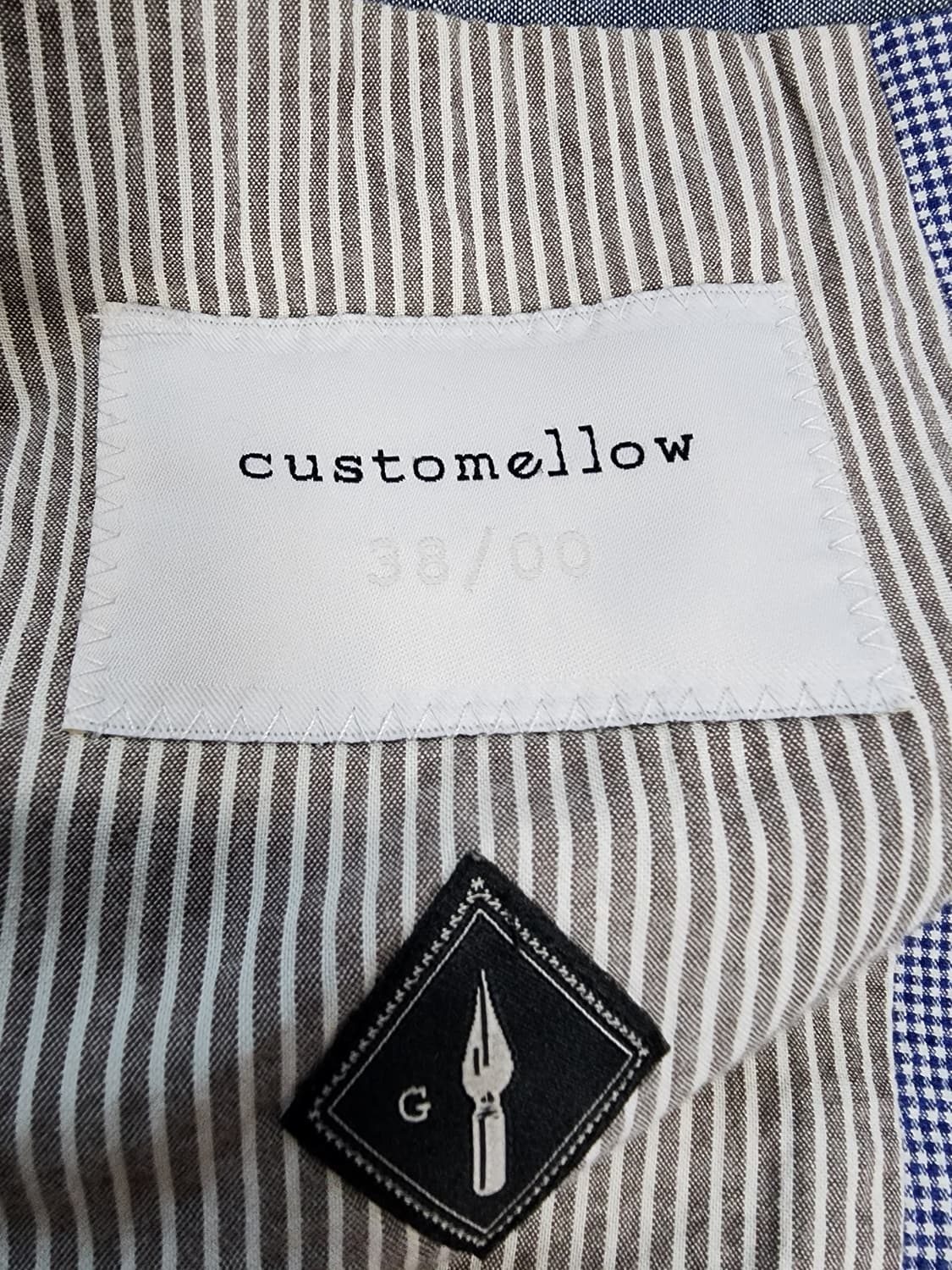 커스텀멜로우 린넨 블렌디드 면 자켓 팜. 38(100)사이즈 블레이저   상품이미지5