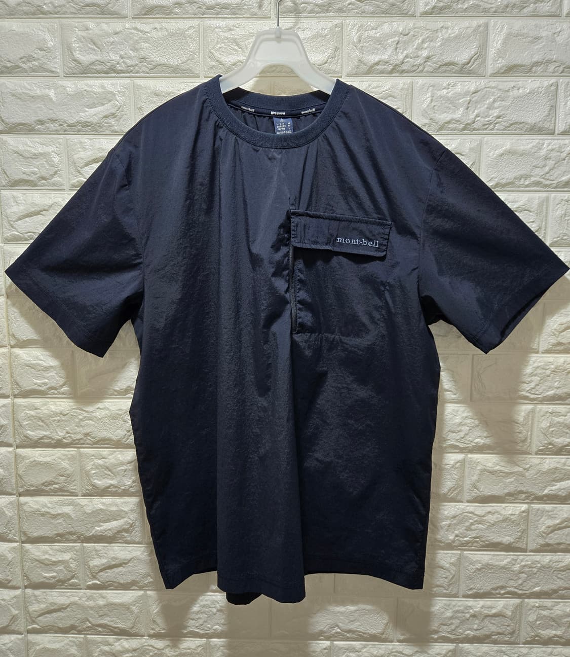 거의새것/ 몽벨 유니 엑티브 우븐 포켓 반팔티 100 상품이미지1