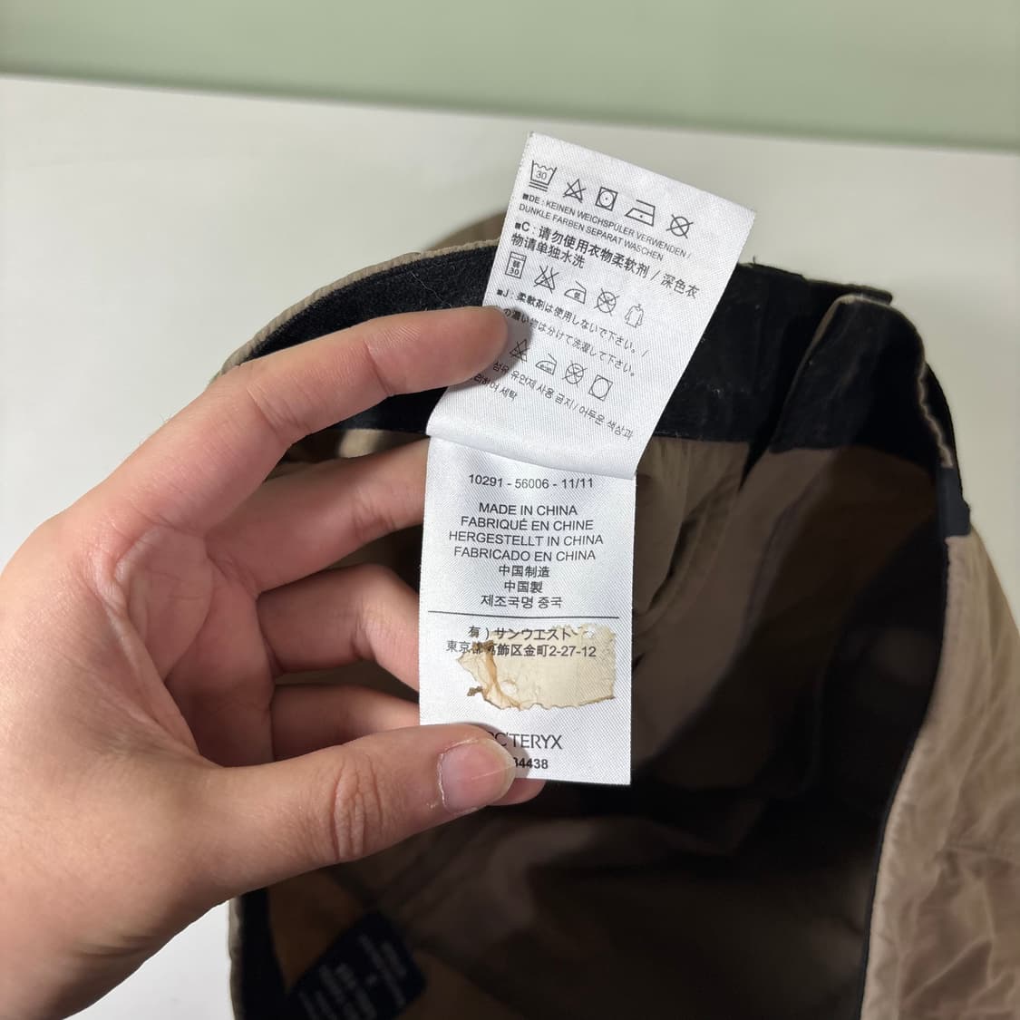 우먼M-L 아크테릭스 베이지 포켓 반바지 상품이미지6