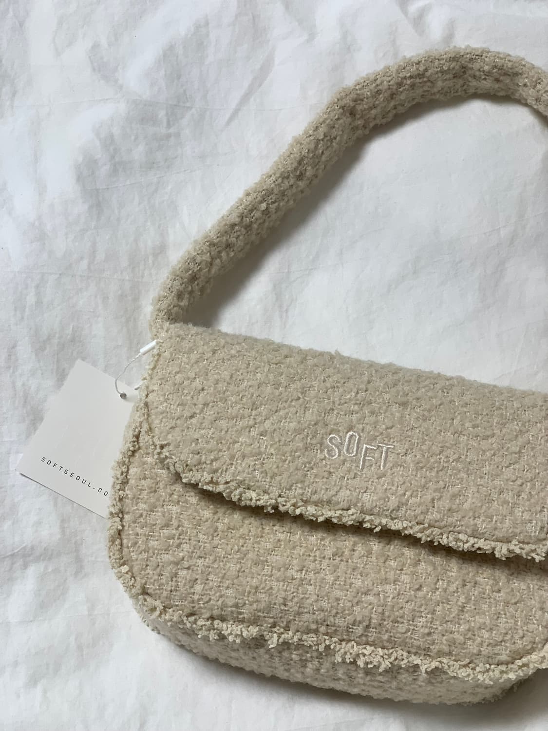 softseoul 소프트서울 스노우 소프트 트위드백 상품이미지4