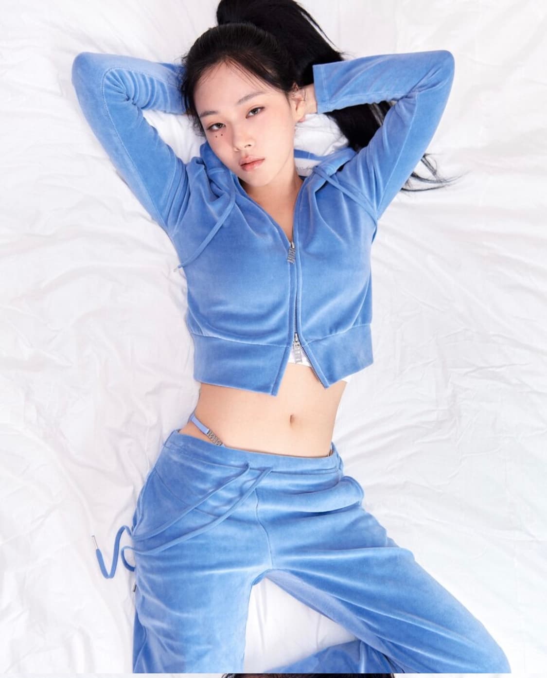 2000아카이브 비비 AB VELOUR 트랙팬츠, 후드집업 세트 상품이미지1